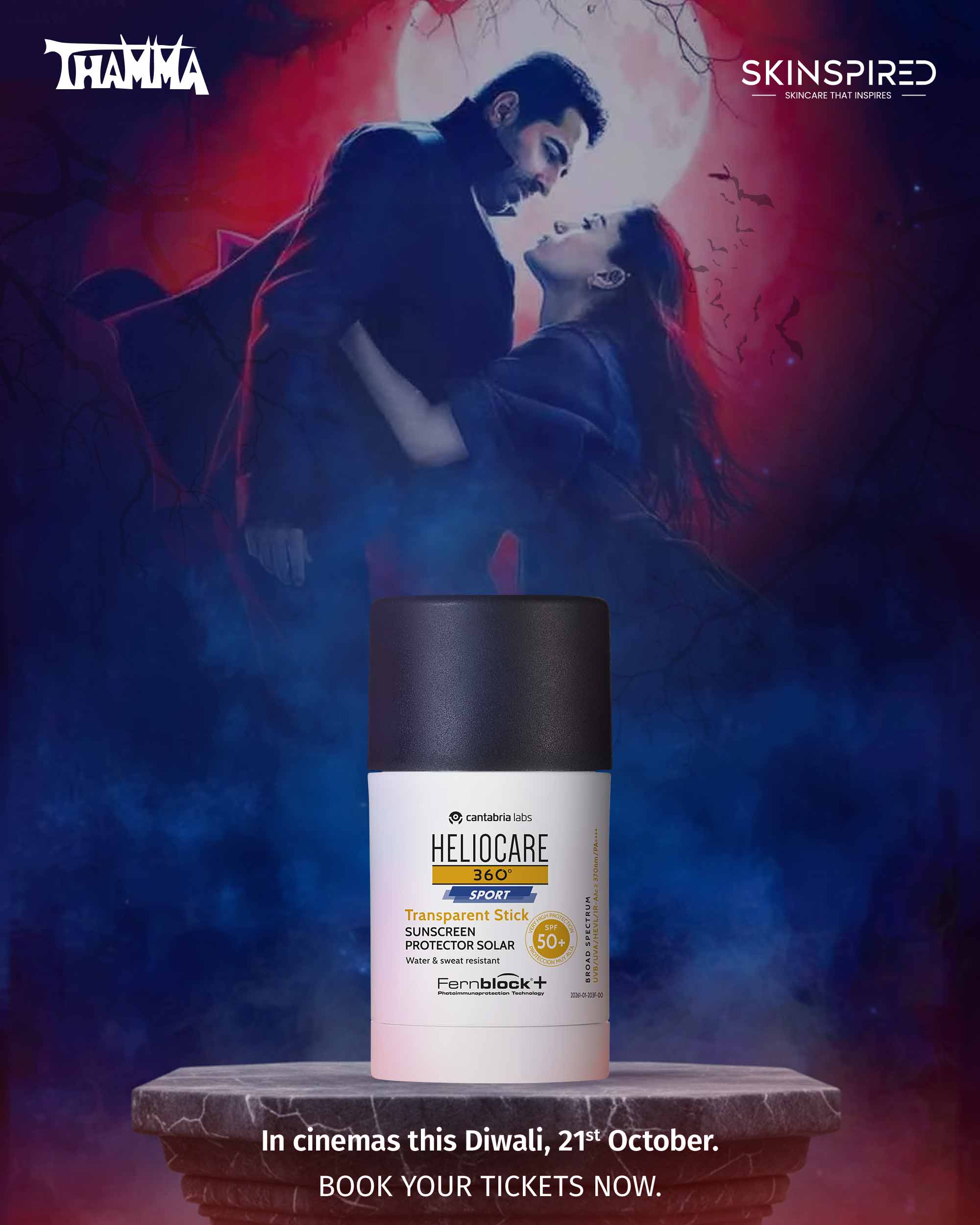 Heliocare 360º Sport Transparent Stick Spf 50+