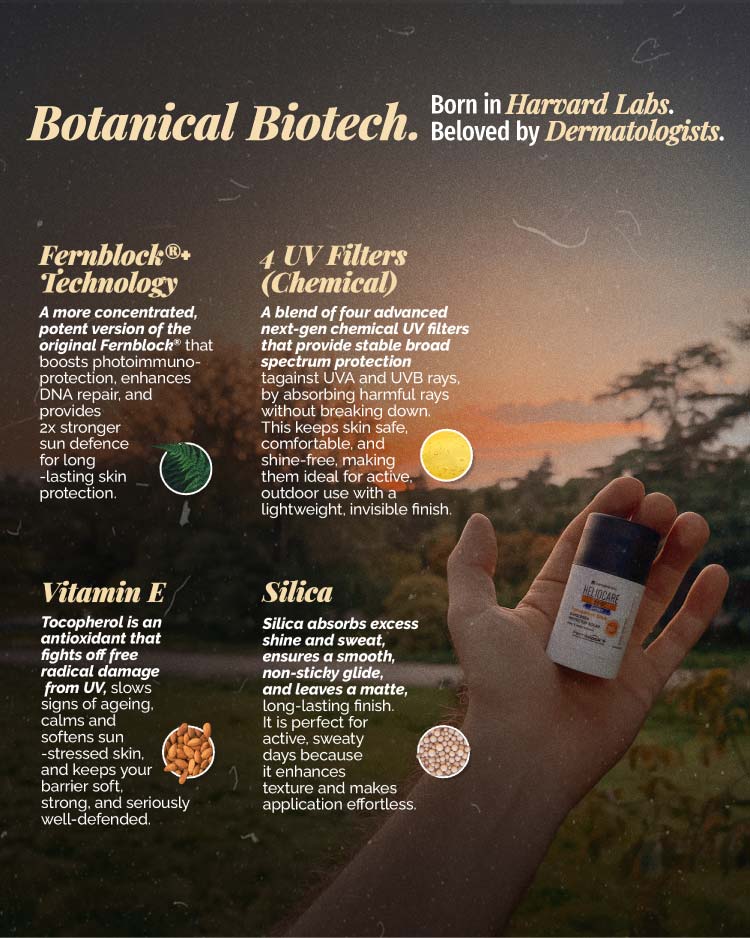 Heliocare 360º Sport Transparent Stick Spf 50+