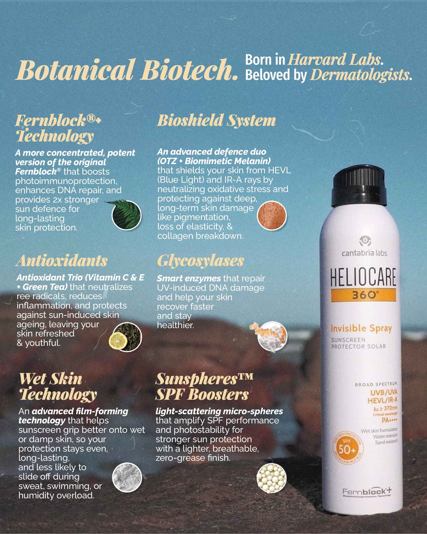 Heliocare 360º Invisible Spray SPF 50+