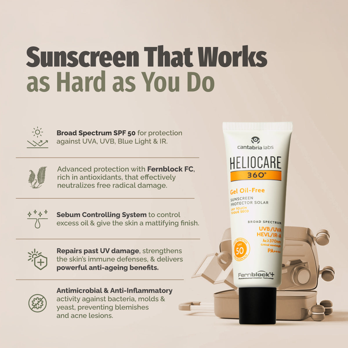 HELIOCARE 360º Gel Oil-Free SPF 50