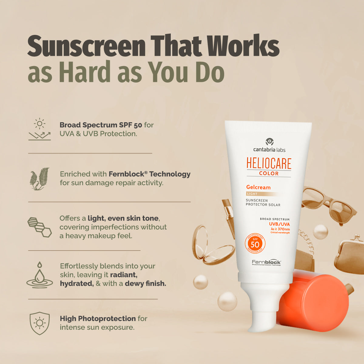HELIOCARE Color Gel Cream SPF 50